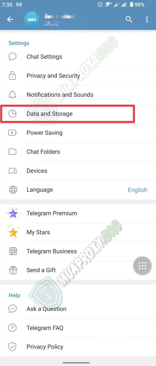 Hướng dẫn cấu hình proxy cho telegram trên điện thoại