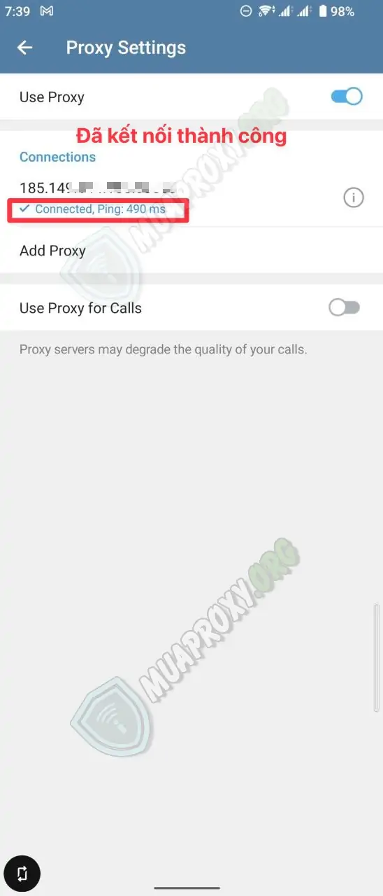 Hướng dẫn cấu hình proxy cho telegram trên điện thoại