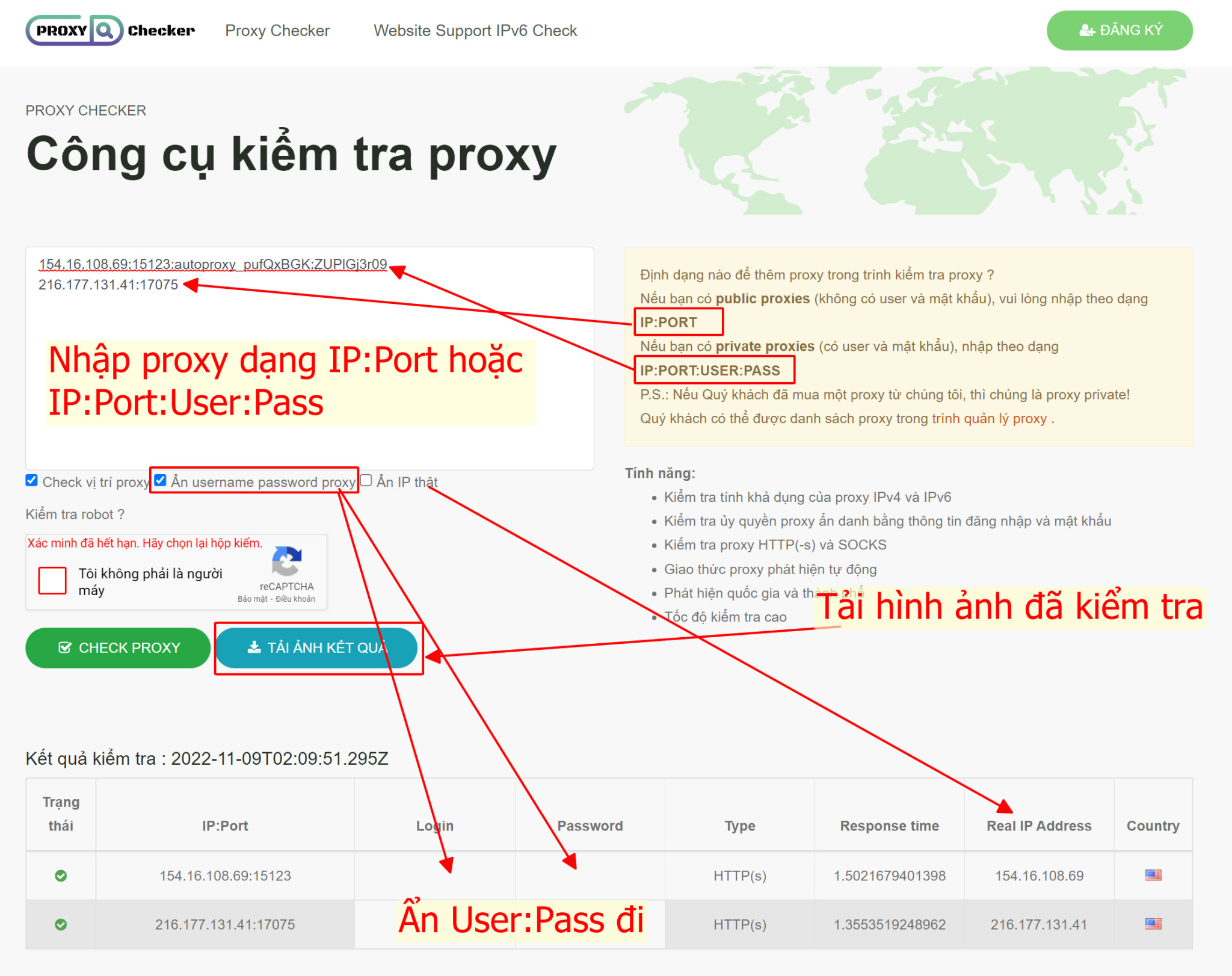 Ra mắt công cụ kiểm tra proxy online - proxychecker.org